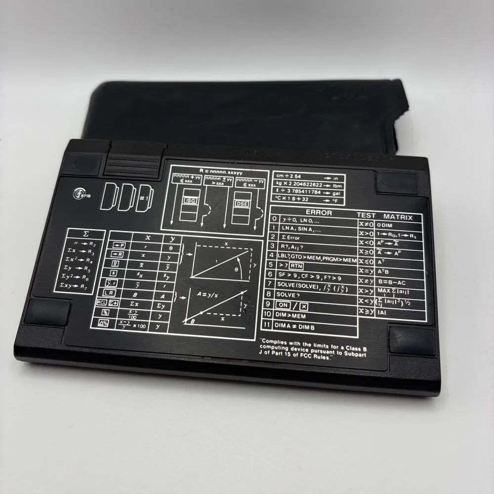 Hewlett-Packard HP 15C Programmable Scientific Calc & Pouch Tested & Working